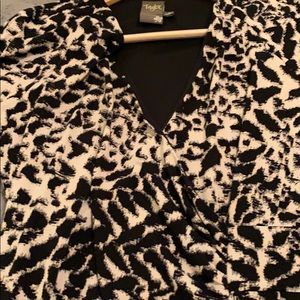 Taylor size 8 print dress